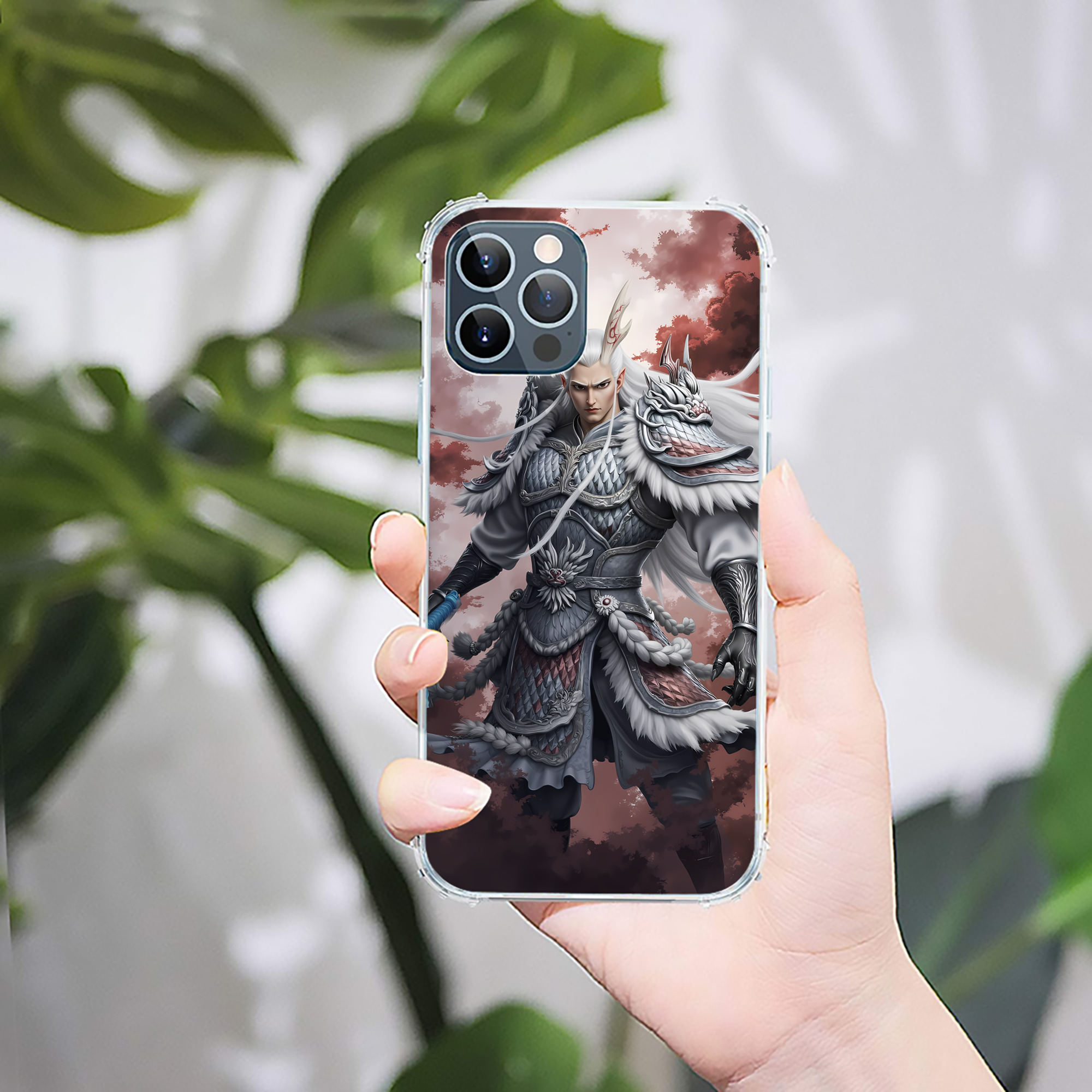 （画像用） Ne Zha 2 ナタ 魔童の大暴れ 【iPhone 12シリーズ対応】透明スマホケース（クリアソフトケース）